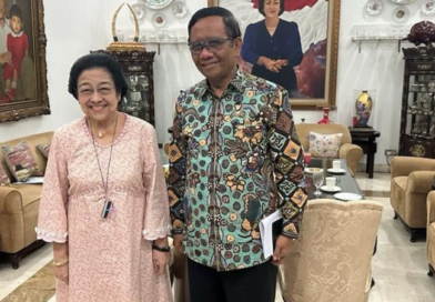 Menko Polhukam Mahfud MD bertemu Megawati Kemarin