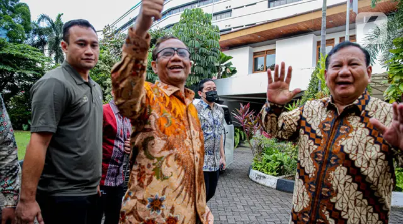 Prabowo Subianto dan Mahfud MD
